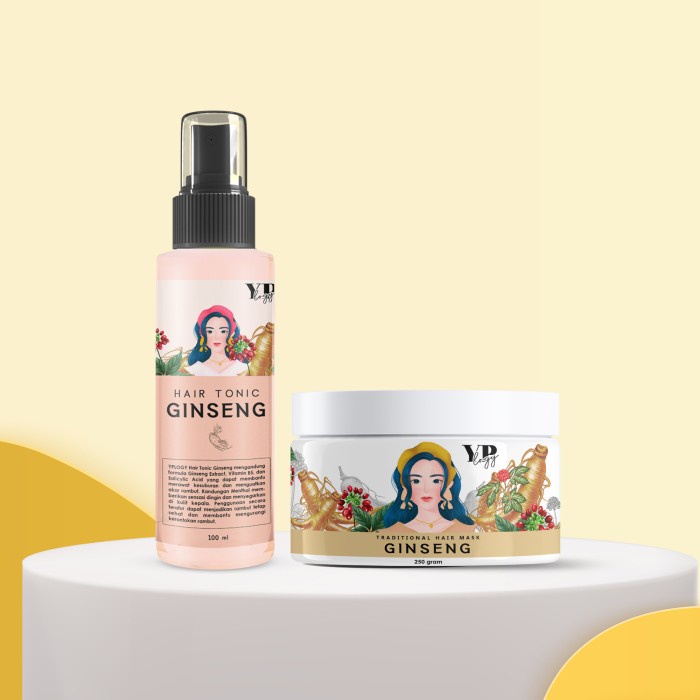 ✿ BISA COD✿ YPLOGY Paket Rambut Rontok 1 Hair mask dan 1 Hair Tonic - COMBO 1
