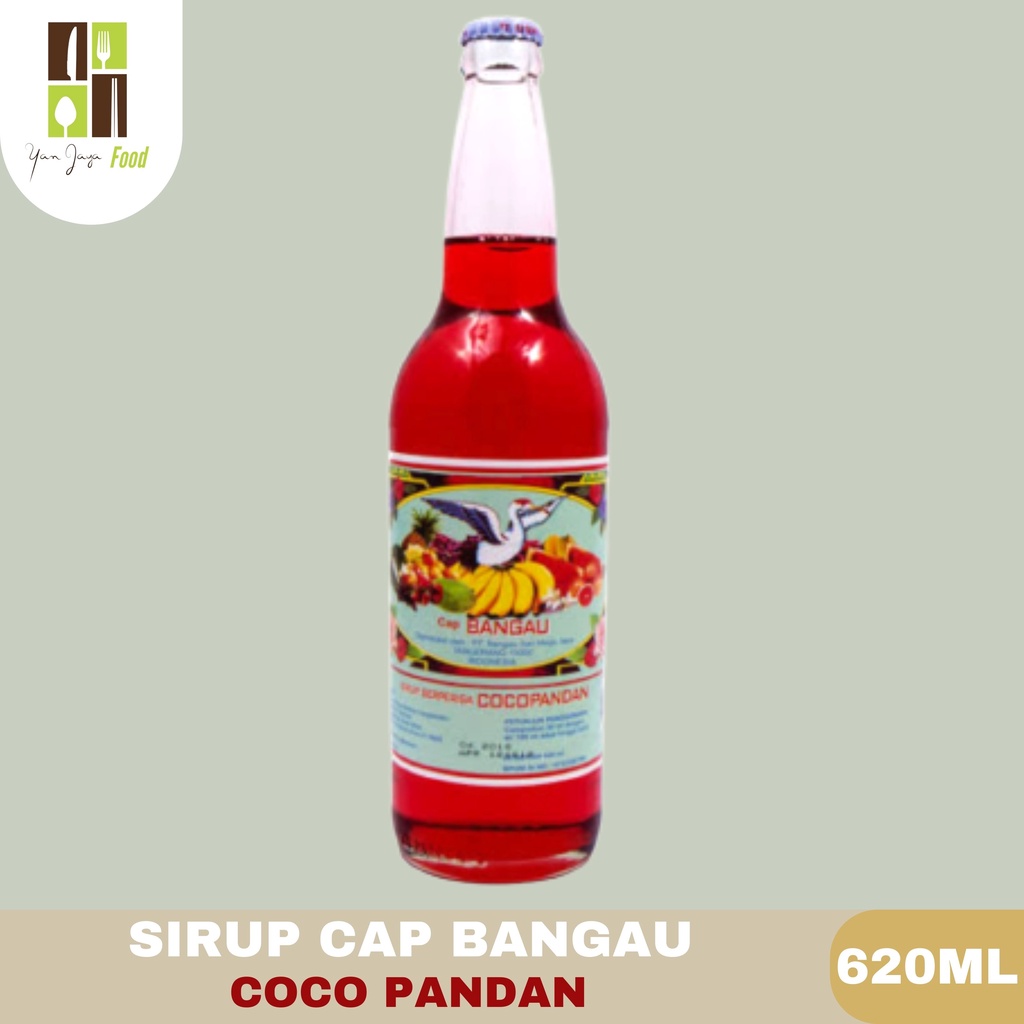 Sirup Cap Bangau Rasa Pisang Ambon/CocoPandan/Moka/Vanili/Vanila 620ml