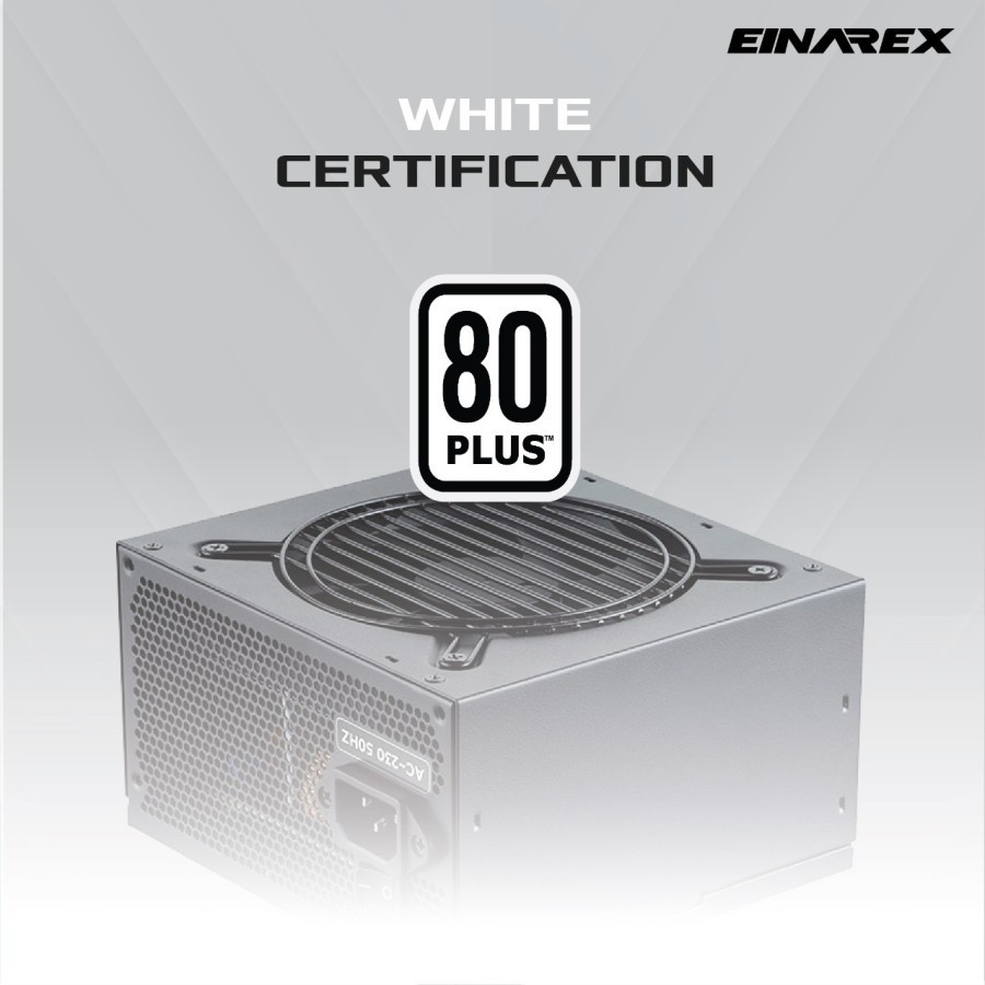 Power Supply EINAREX NIAGARA 550W 80+ FLAT CABLE - PSU 550W 80 Plus