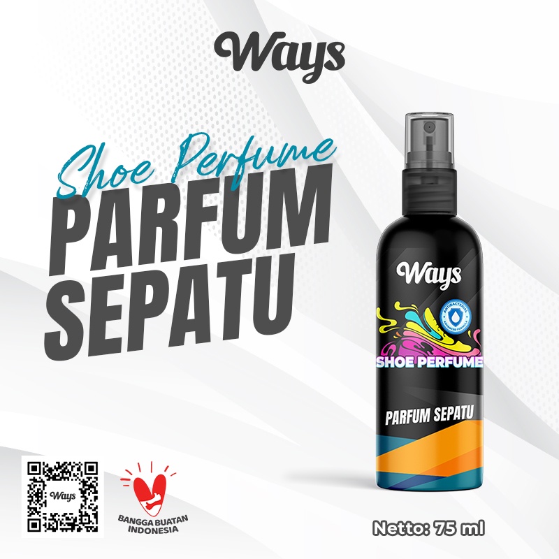 WAYS Shoe Parfum Sepatu &amp; Helm Multiguna / Spray Perfume Pengharum Pewangi Sepatu Helmet - 75ml