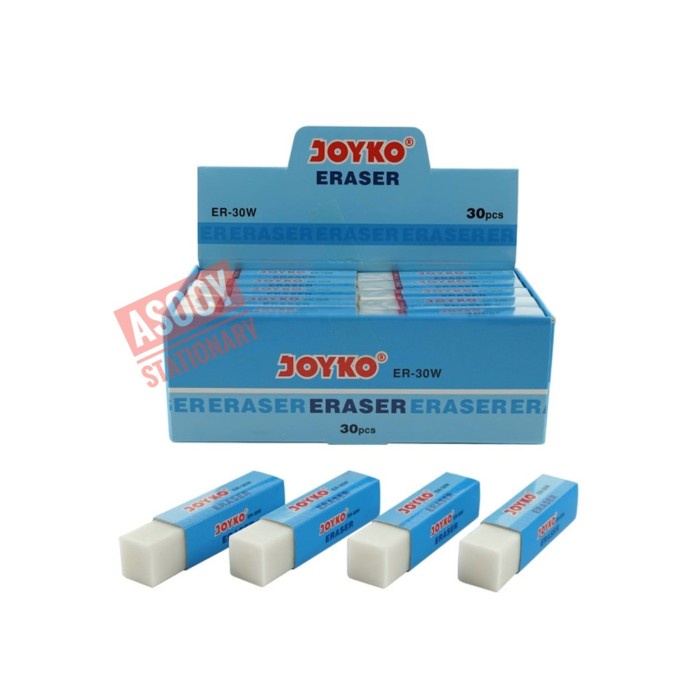 

BISA COD Eraser / stip/ penghapus JOYKO ER-30W / 1 BOX (Isi 30 pcs)