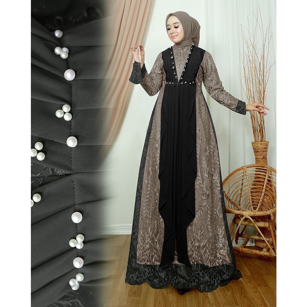 GAMIS VANIA ABAYA BUSUI PESTA BRUKAT TILE PREMIUM KONDANGAN REMAJA TERBARU