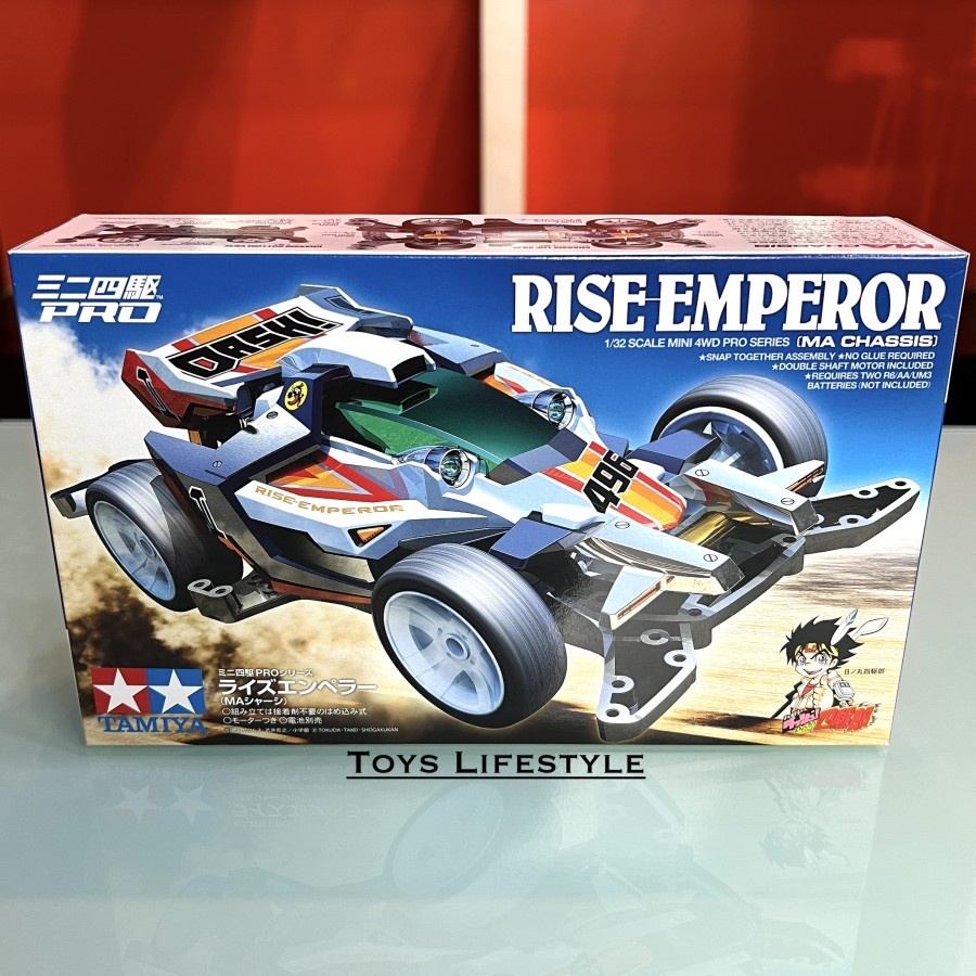 Mainan Rakit Mobil Tamiya Mini 4WD - Rise Emperor (ORIGINAL)