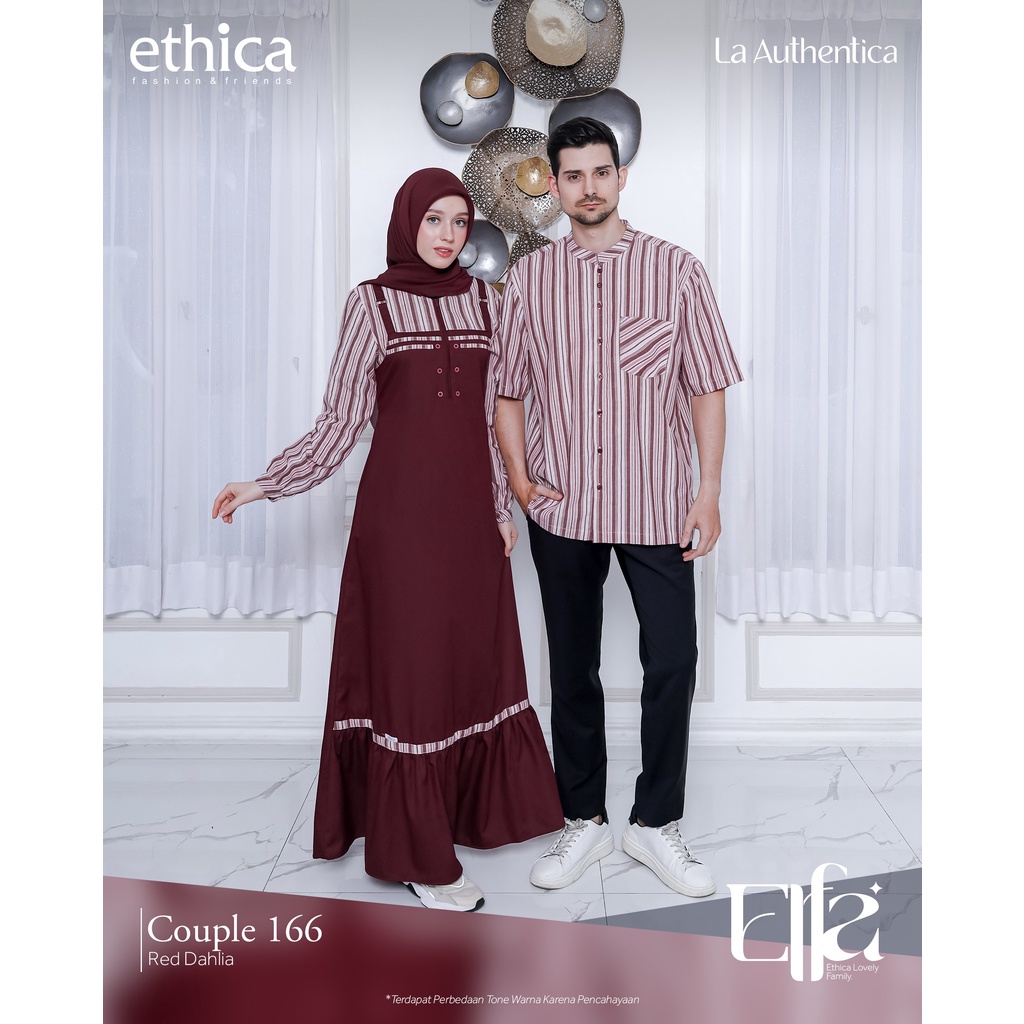 ETHICA Sarimbit Couple Keluarga 166 Red Dahlia