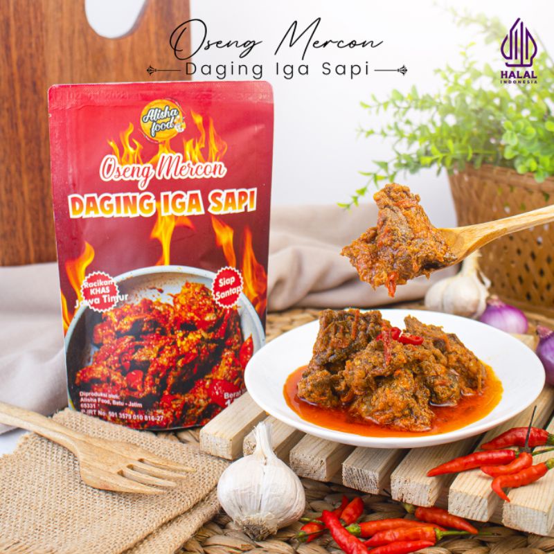 

Oseng Mercon / Sambal DAGING SAPI 150 GR