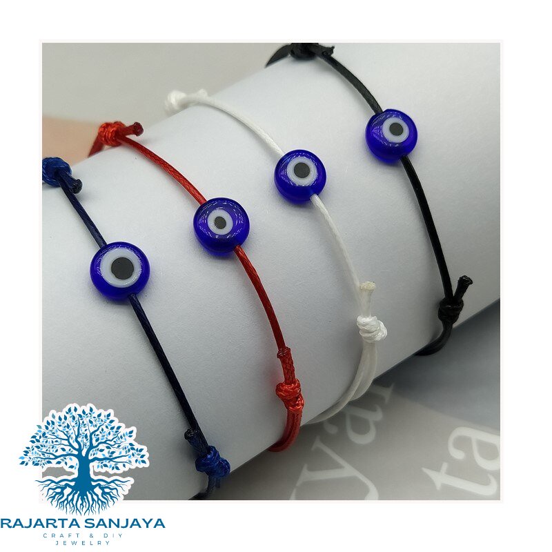 Gelang Persahabatan Handmade Rajarta Simbol Eye Devil Untuk Kekuatan dan Aura