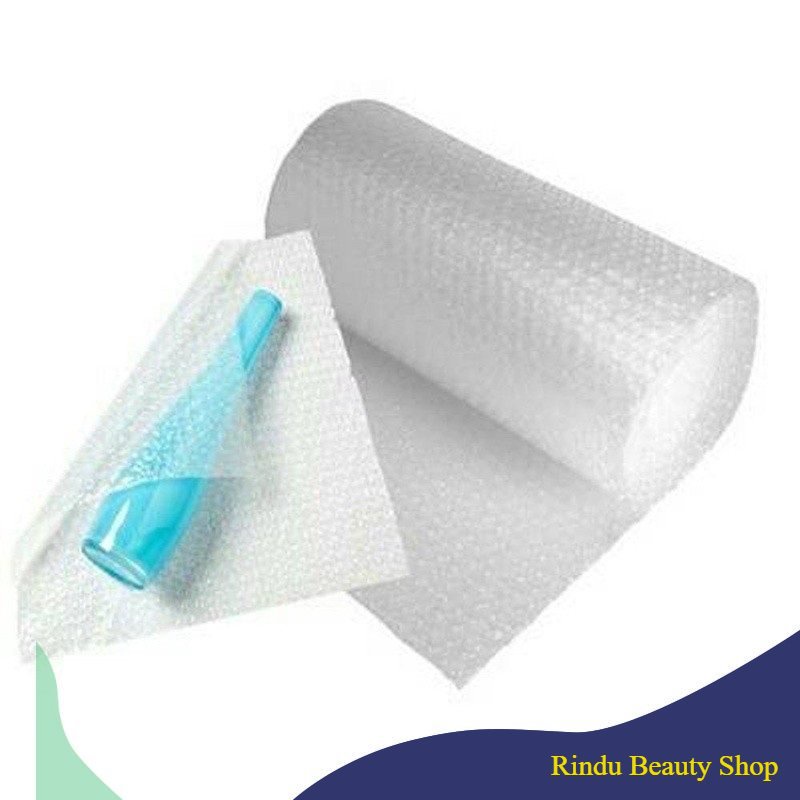 

RINDU BEAUTY Bubble Tambahan Wrap Extra Packing/Buble Pelindung Tambahan Supaya Aman Selama Perjalanan VS COD Juga Bisa