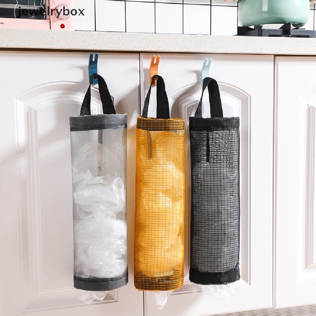 [jewelrybox] Grocery Bag Tempat Penyimpanan Gantung Dinding Sampah Garbage Bag Organizer Sampah Dapur Butik