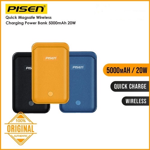 Power Bank Pisen Quick Magsafe Wireless Charging Powerbank 5000mAh - CCY-DY03