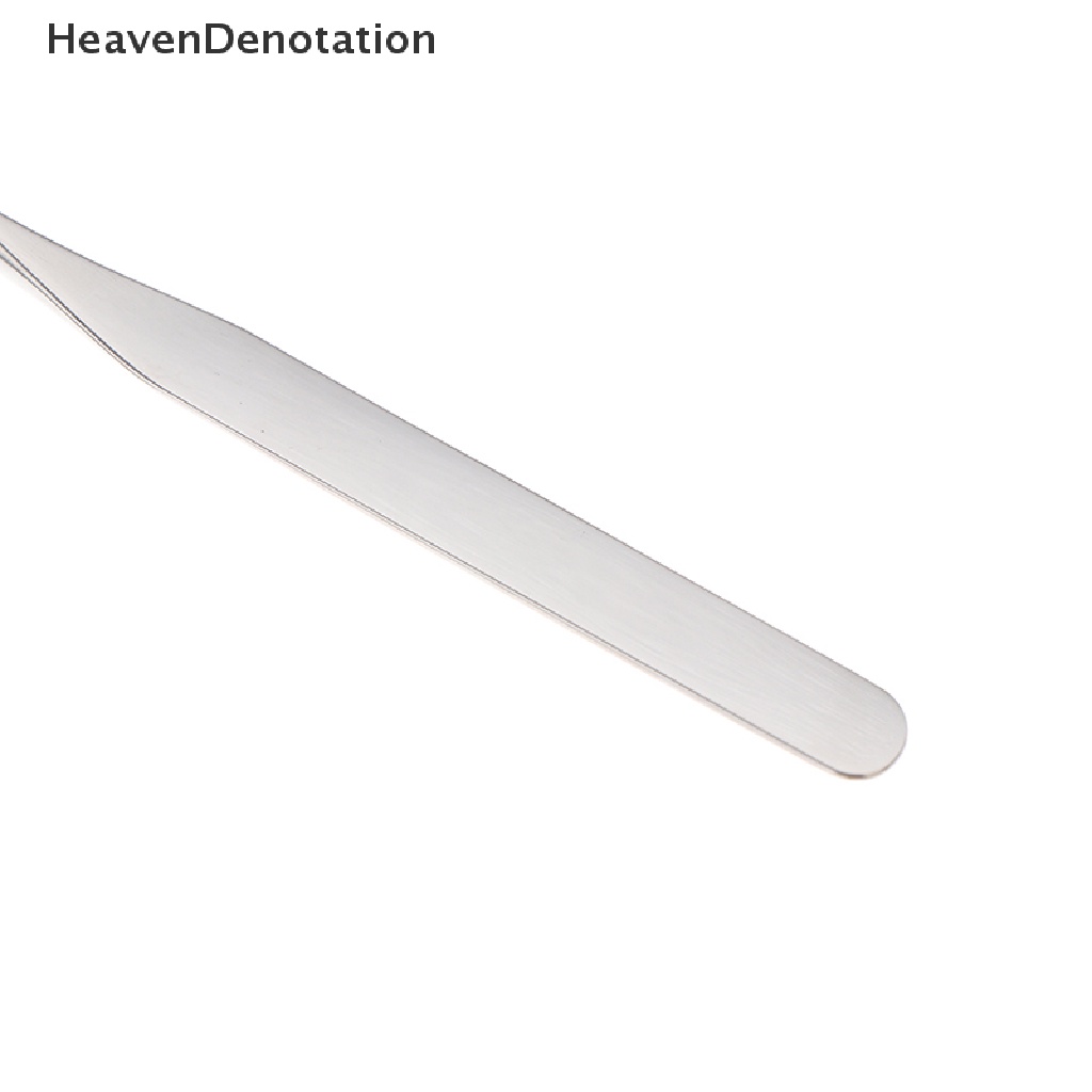 [HeavenDenotation] Spatula Toner Makeup Kepala Ganda Bahan Stainless Steel Dengan Tongkat Pencampur Tas PU HDV