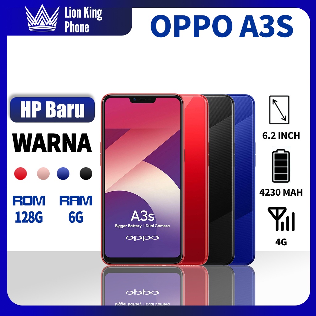 hp oppo A3s 6+128G Garansi Grosir Termurah 1 tahun