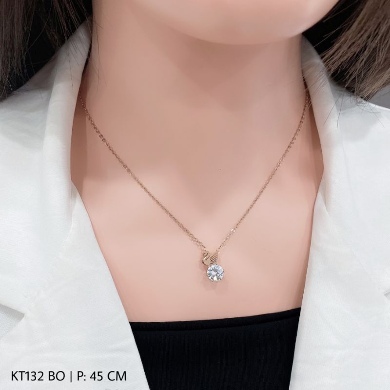 Kalung Titanium Wanita Kalung Angsa KT132-140 BO