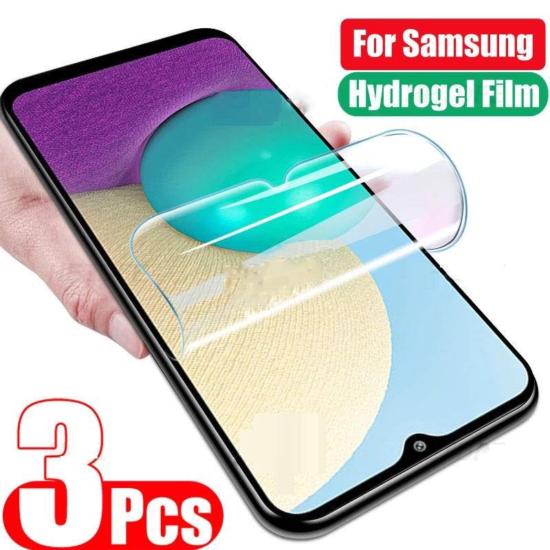 3pcs Untuk Samsung Galaxy A03 A03S A73 A53 A13 A23 A33 A04 A04S A04E F13 F23 Core 5G Hydrogel Film Pelindung Layar