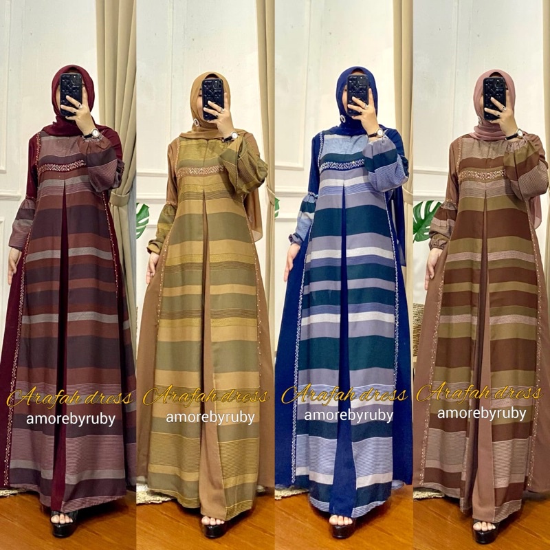 Arafah dress ori amore by Rubby / amore by Rubby / gamis arafah