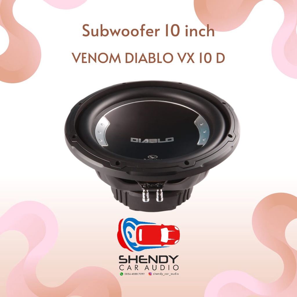 Subwoofer Venom Diablo VX10D Subwoofer Venom Diablo 10 inch VX 10 D