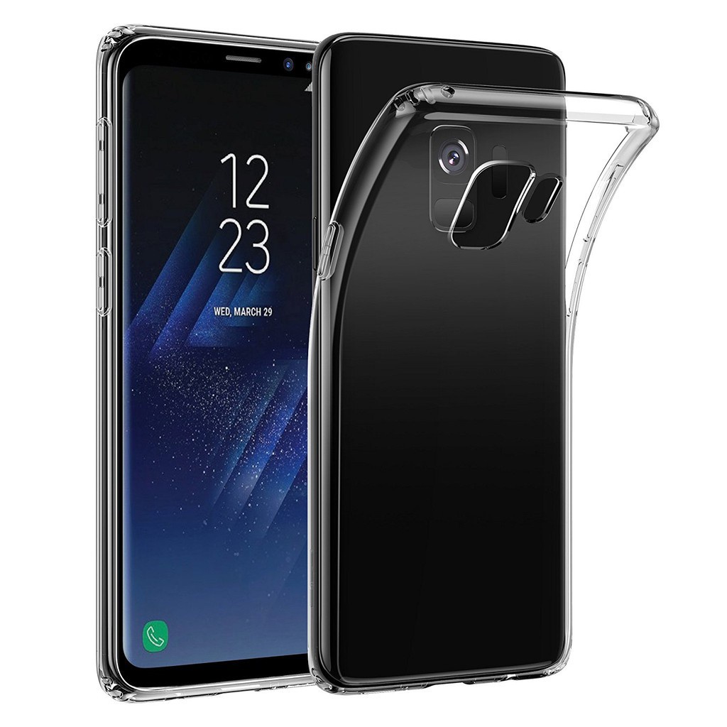 Untuk Samsung Galaxy S9 S8 S10 Note8 Slim Crystal Clear Lembut Silikon TPU Cover Case/Penjualan Panas