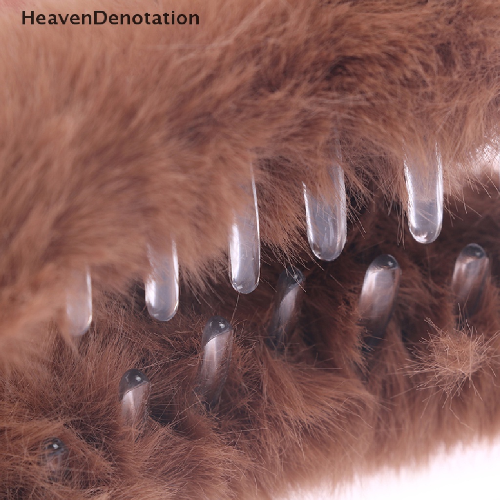 [HeavenDenotation] Baru Lucu Beruang Musim Dingin Mewah Akrilik Rambut Cakar Klip Wanita Perempuan Hiu Hair Clip HDV