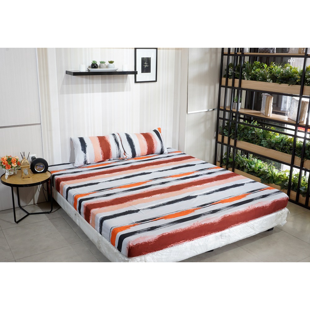 Idola Style Veronica Sprei 100 / 120 Micro Print Tinggi 20 cm MP-8022