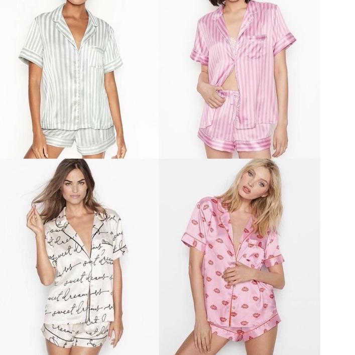 ➮ VS One Set Top & Short Pants Satin ✲