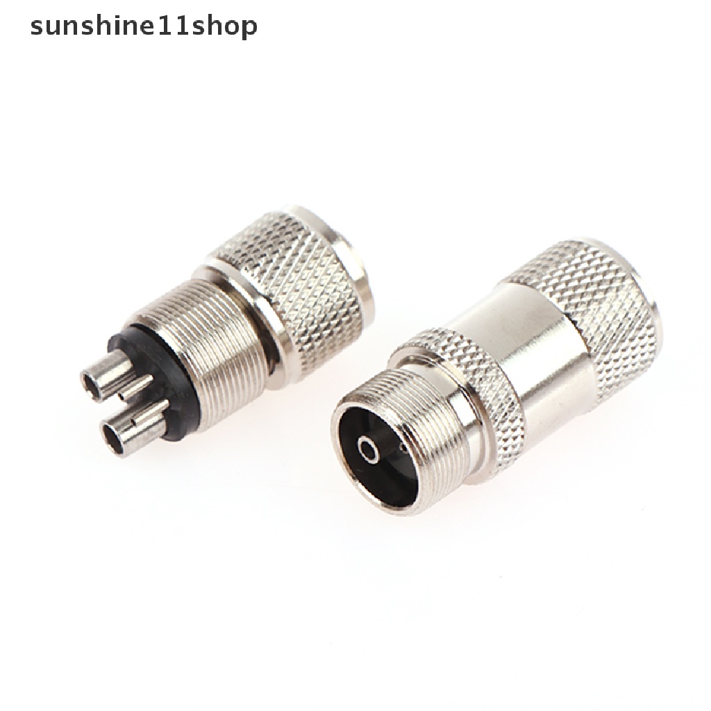 Sho Adaptor Handpiece Turbin 4lubang 2lubang Changer Konektor Untuk High Speed Handpiece Sparepart Alat Selang Tubing N