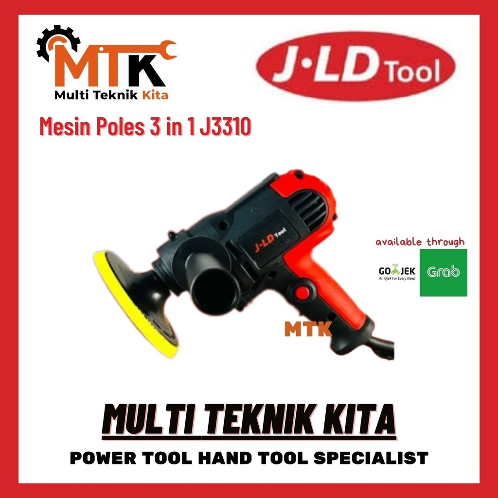 Disc Polisher JLD TOOLS Mesin Poles Mobil Motor Mini 5" J3310 JLD Tools 5 inch