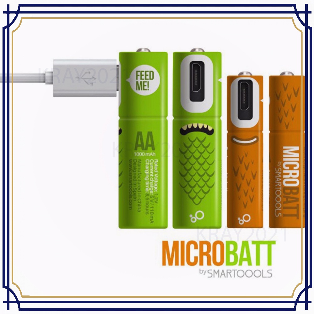 Baterai Cas Rechargeable Micro USB 2PCS - BT592