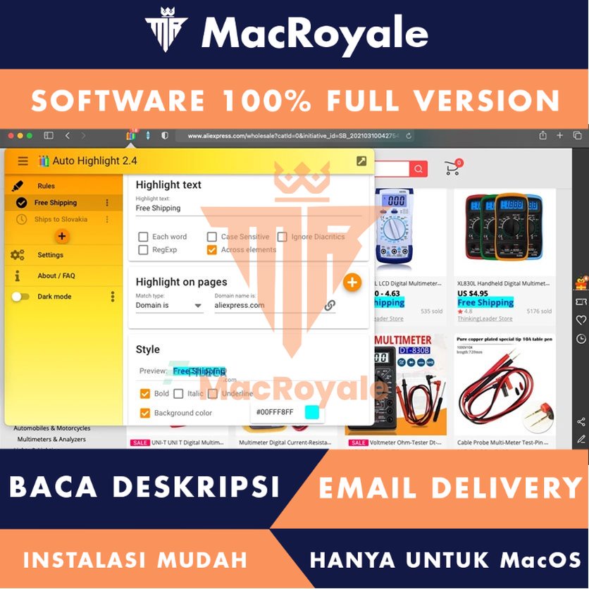 [MacOS] Auto Highlight Full Version Lifetime Full Garansi