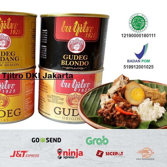 

☼ Gudeg Kaleng Bu Tjitro Paket Hemat Komplit/ All Varian 100% Asli Produksi Terbaru ➴