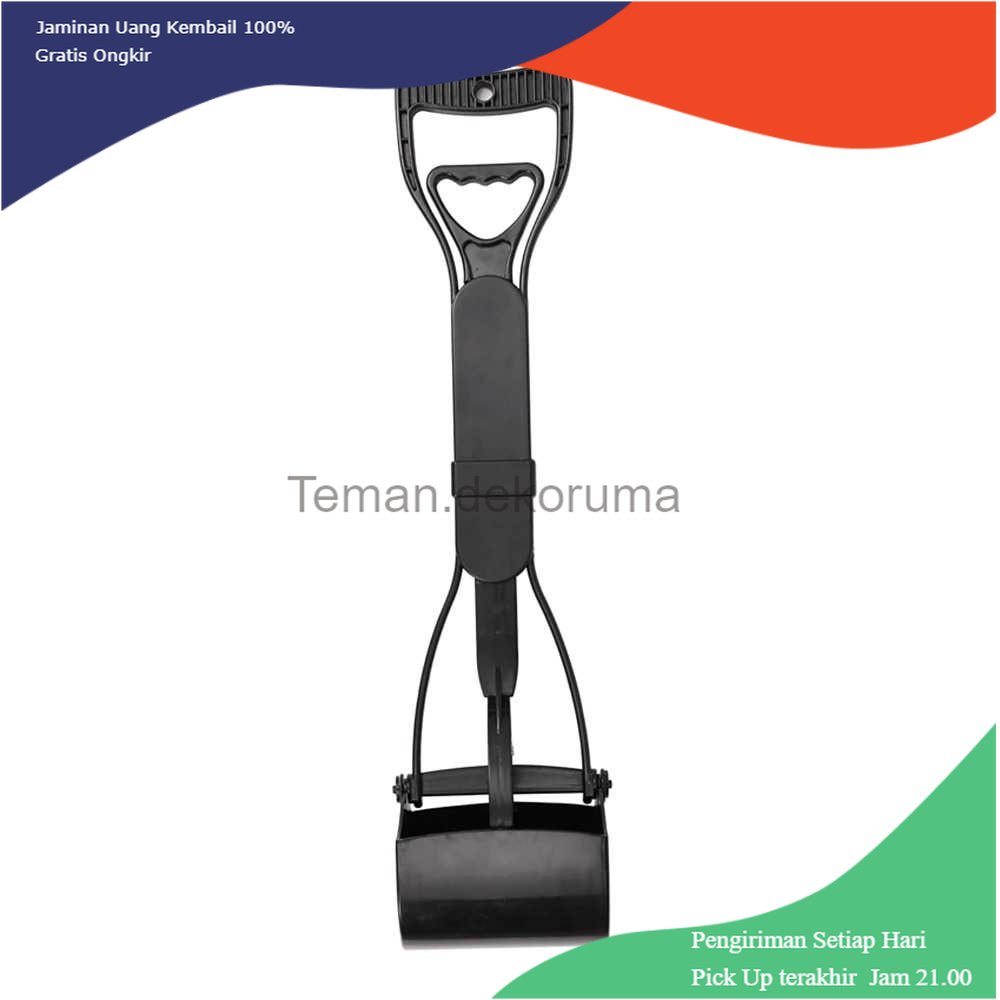 TD - KBN OWBOB Sekop Genggam Long Handle Pet Poop Scooper Cleaner 60cm - A11710