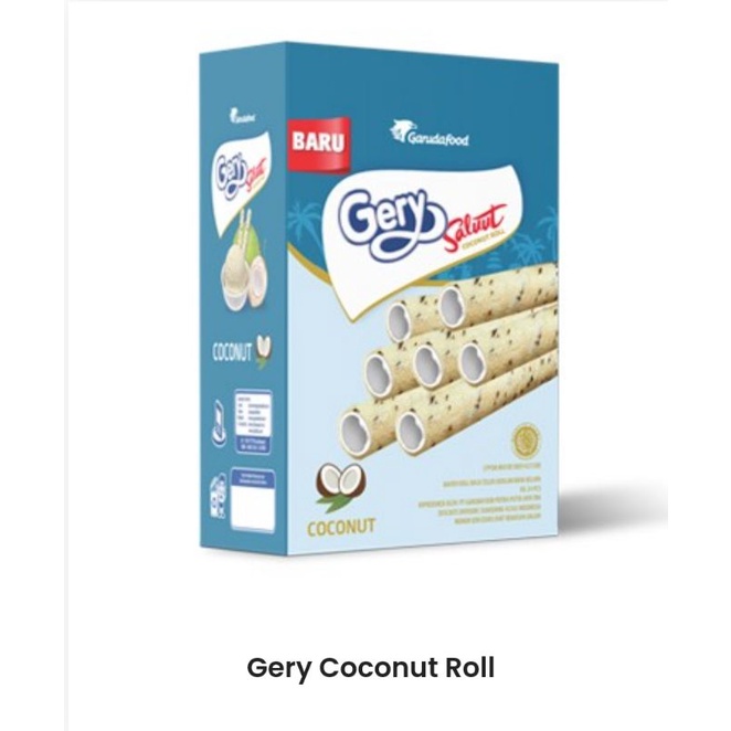 

Wafer Stick Gery Salut Coconut Roll