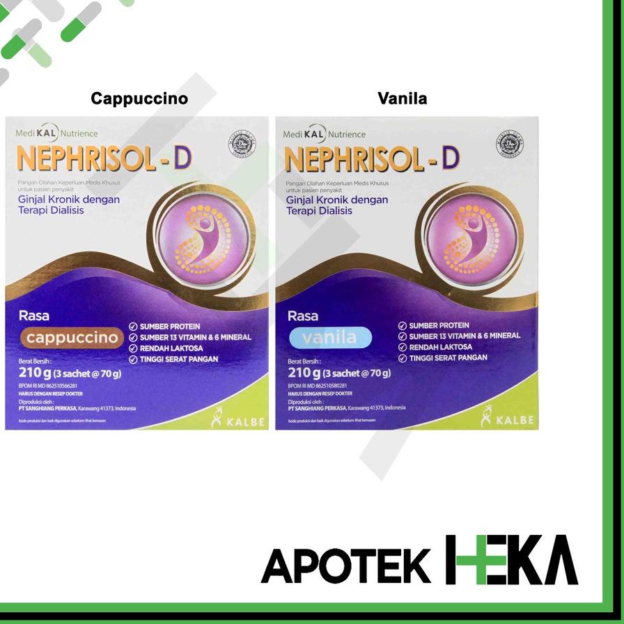 

➽ Nephrisol-D Vanila 210 gram - Susu Pasien Ginjal Dialisis ™