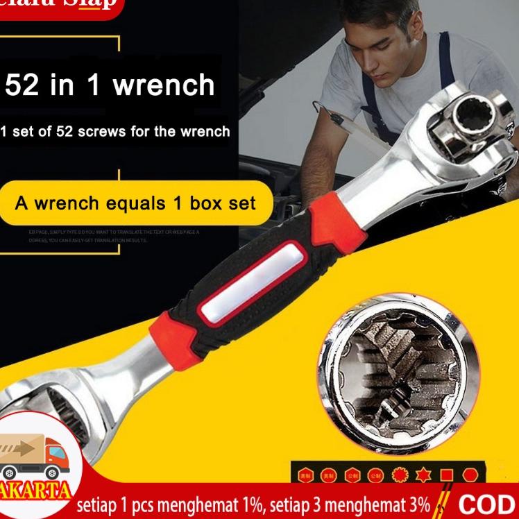 ✱ Tiger Wrench Kunci Pas 48 in 1 Universal Wrench Kunci Pas 48 in 1 Universal Wrench/Kunci Universal
