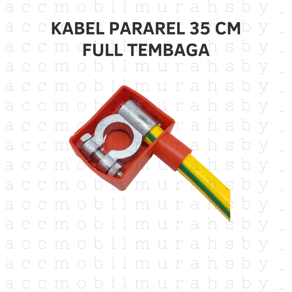 KABEL AKI GANDENG - CABLE ACCU PARAREL 35CM FULL TEMBAGA