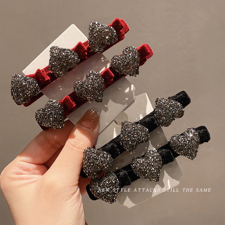 Shine Bling Star Korea Braided Hair Clip Fashion Jepit Rambut Untuk Aksesori Gadis Manis