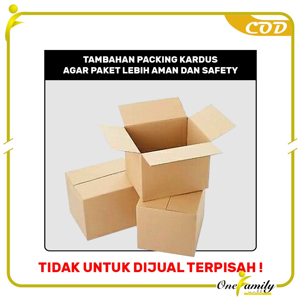 

ONE Tambahan packingan Kardus agar paket lebih aman dan safety