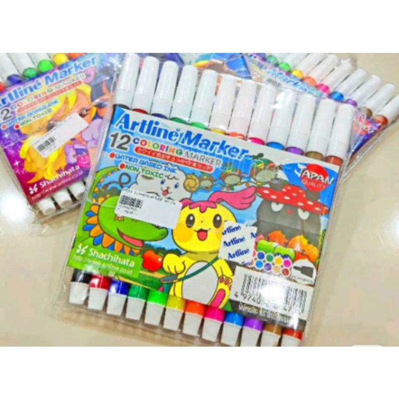 

spidol 12 warna artline (350 grm)