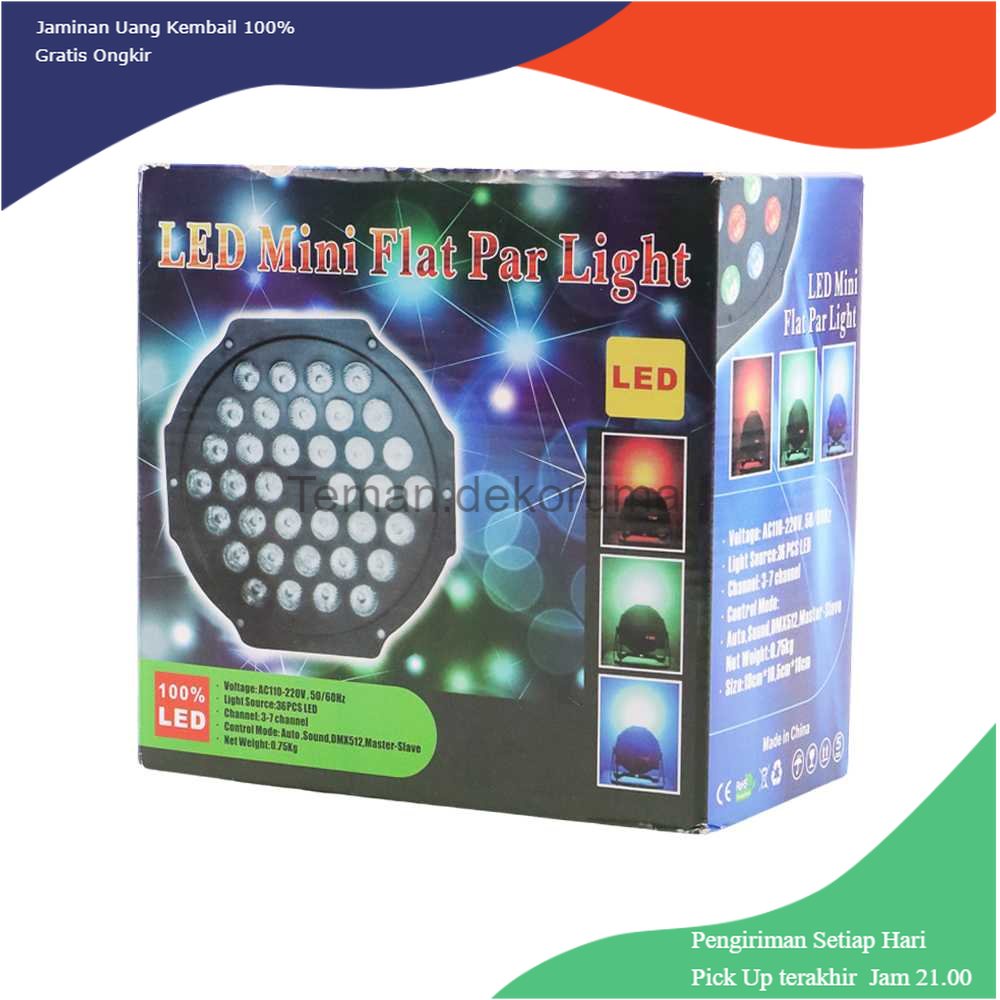 TD - LMP Alien Lampu Sorot LED RGB Spotlight DMX Port 40W 240V - AL36