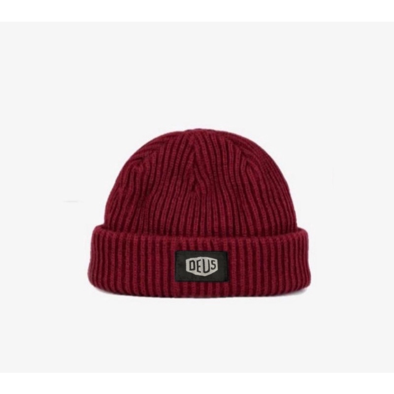 Kupluk Beanie Hat Deus Distro Pria Wanita / Topi Kupluk Rajut Teball