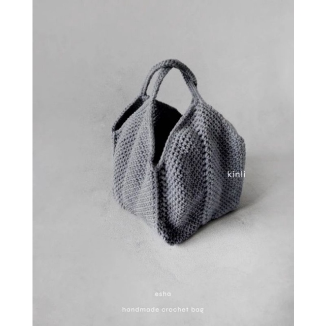 esha petite crochet handbag handmade bag tas rajut