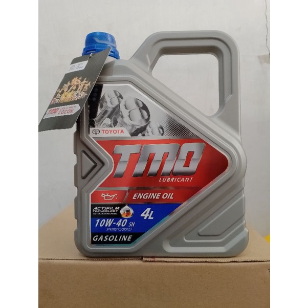 OLI MOBIL MESIN TOYOTA TMO GALON 4 LITER SAE 10W-40 UNTUK MOBIL BENSIN