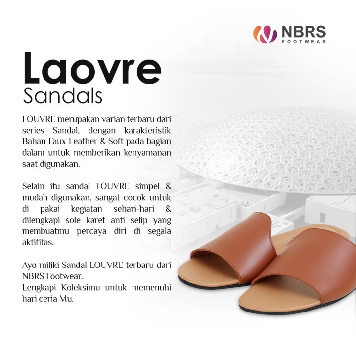 SANDAL NBRS FOOTWEAR LOUVRE TERBARU 2023