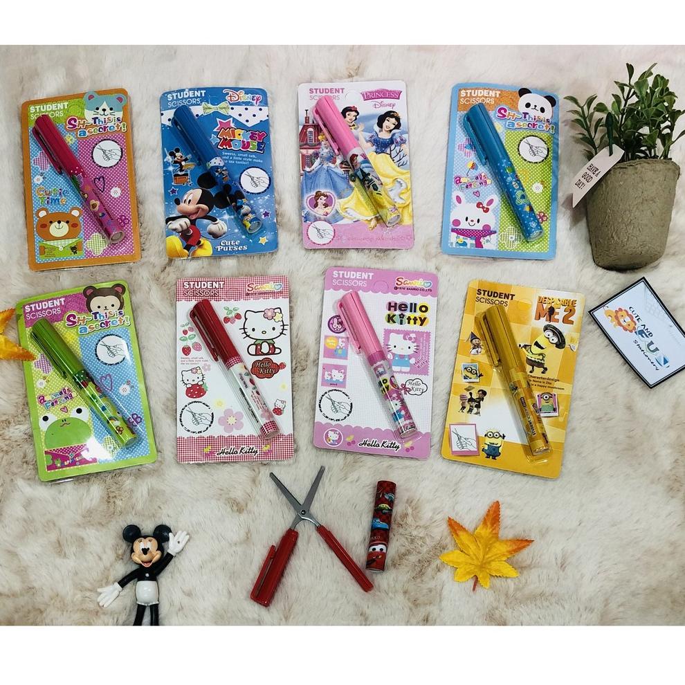 

F93 PORTABLE SCISSORS FANCY / GUNTING LIPAT BENTUK BOLPEN PRODUK KEREN ミ