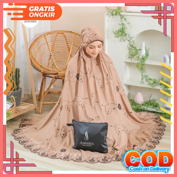 Mukena Tasik By Pgmt - Mukena Dewasa Renda Rayon Motif Aleena Mukena Bordir Mewah Mukenah Dewasa Jum