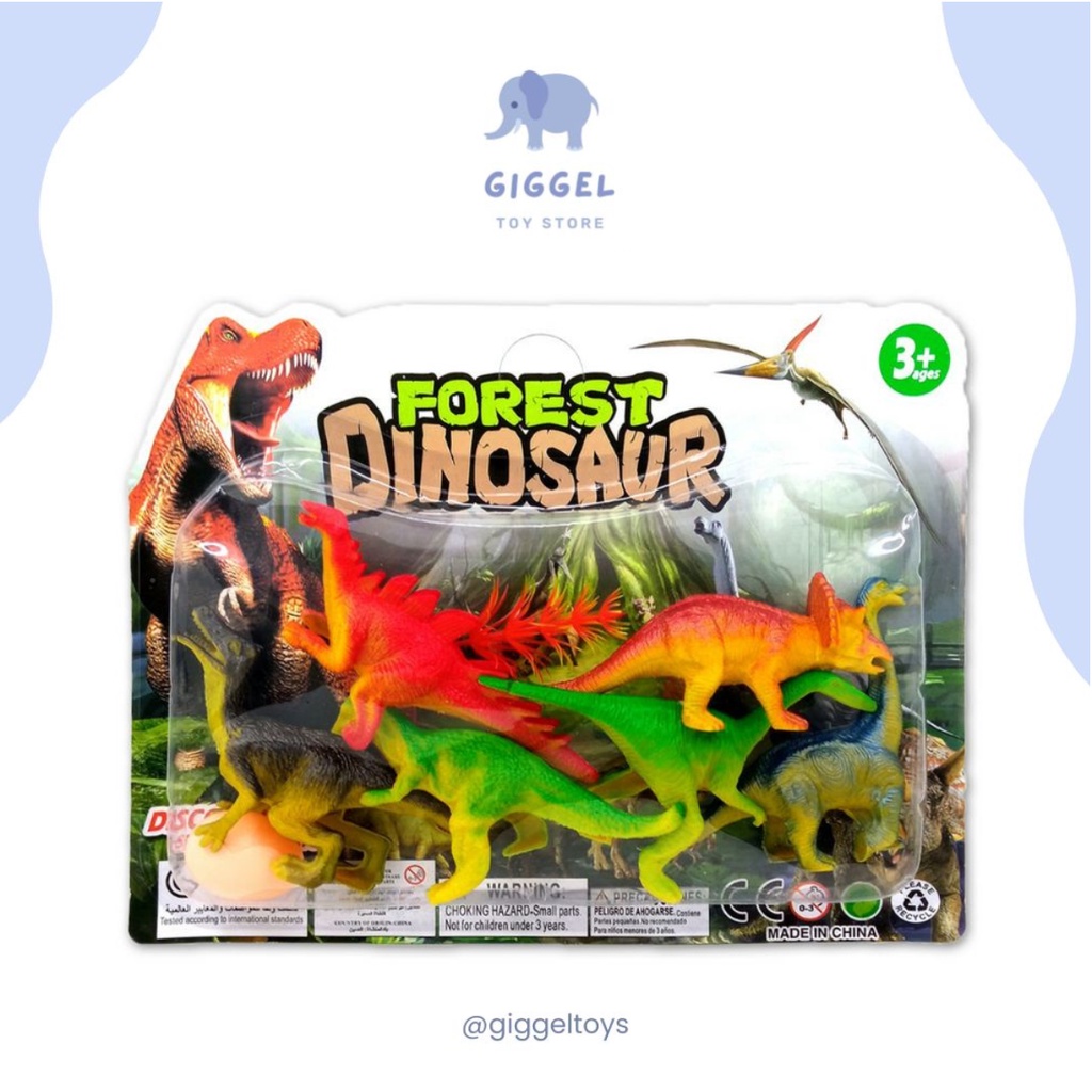 [ Giggel ] Dinosaurus Alive / Mainan Dinosarurus Action Figure / Miniature Dinosaurus Bahan Karet