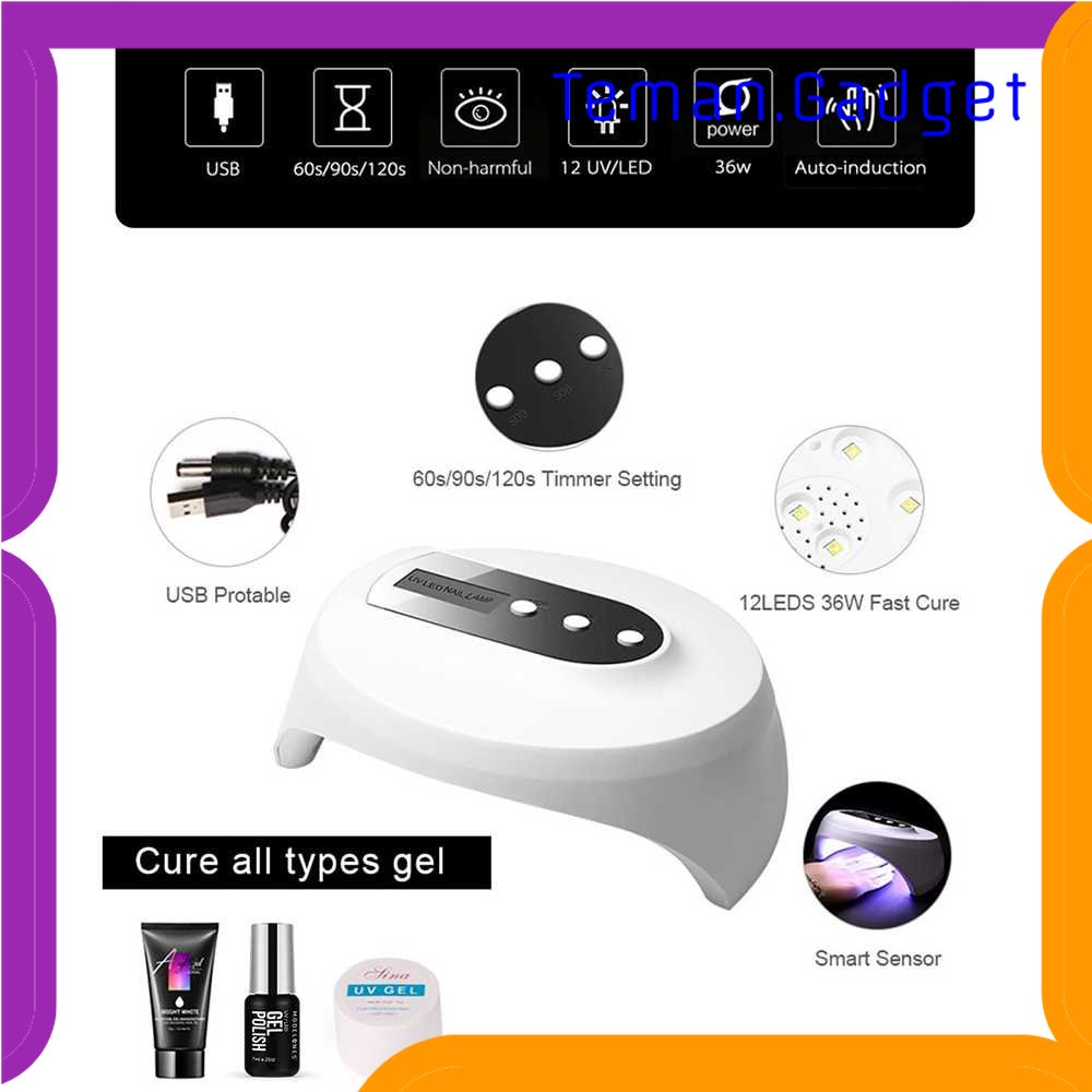 TG - PRW Pengering Kutek Kuku Smart UV LED Nail Dryer 36 W - Z10