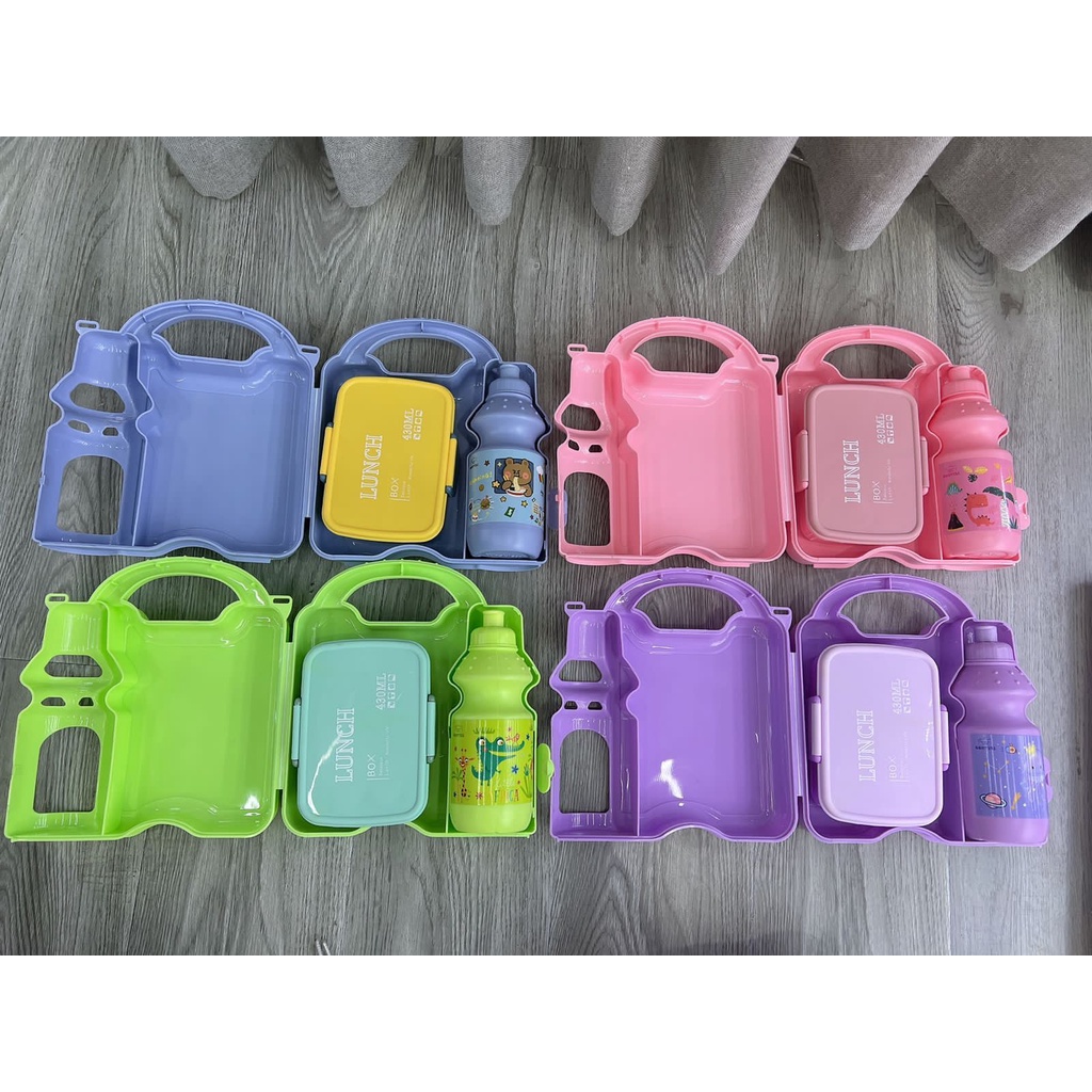 Tempat Makan Anak Lunch Box set Koper 2 in 1