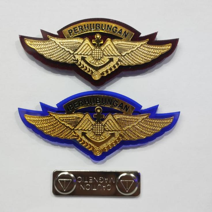 Realpct Wing Perhubungan / Wing Dishub / Wing Perhubungan Magnet / Wing Perhubungan Etching / Atribu