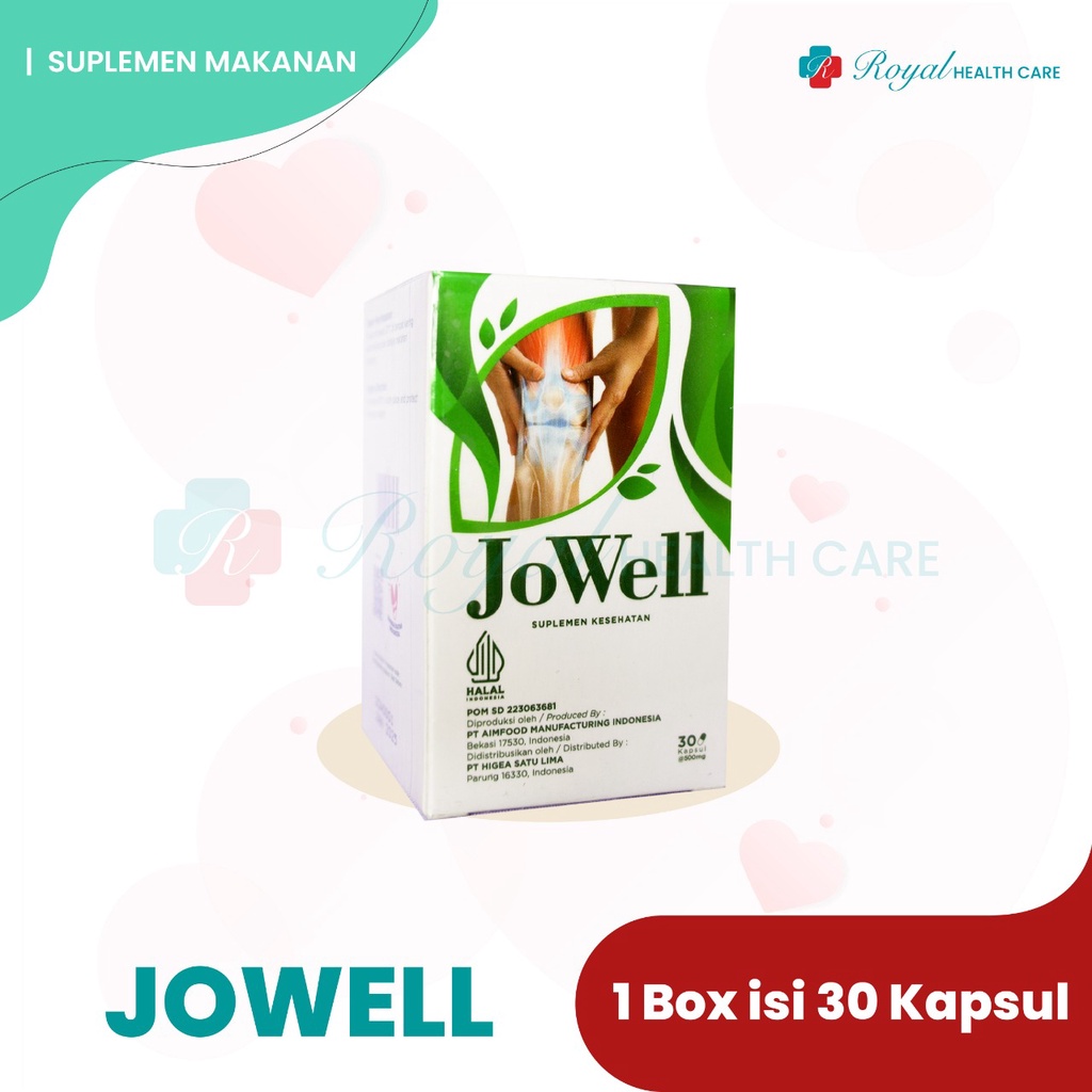 JOWELL BOX ISI 30 KAPSUL Membantu Menjaga Kesehatan Sendi