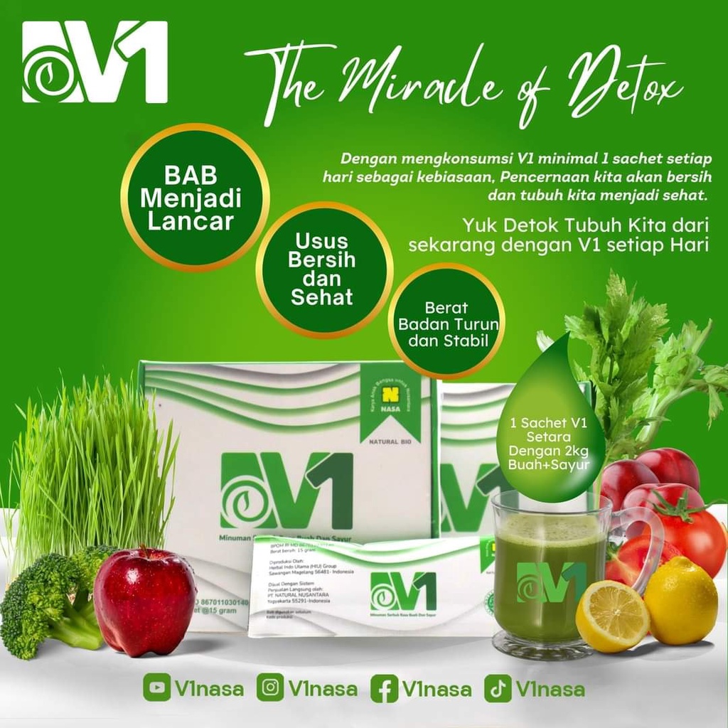 

Bio V1 Minuman Serbuk Ekstrak Buah Dan Sayur