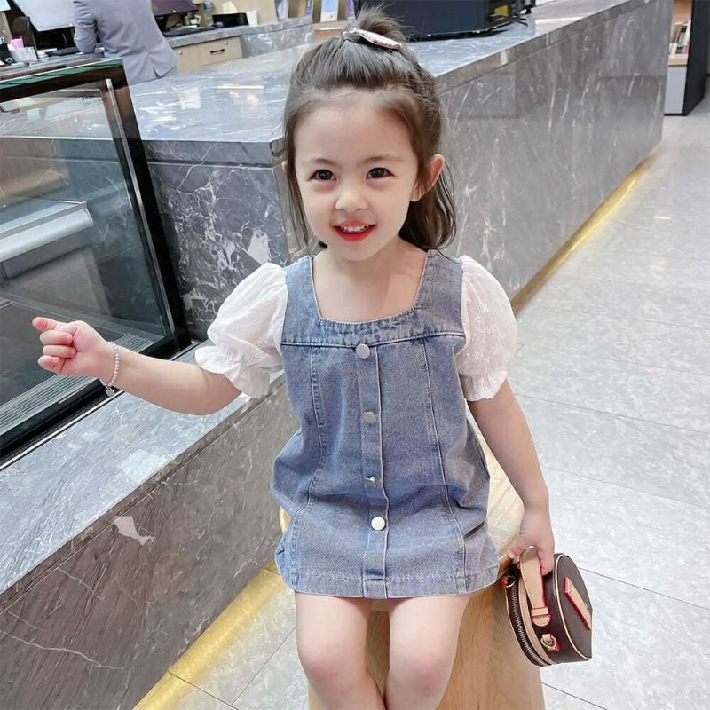 MINOCHI SHOP MIDI DRESS ANAK IMPORT / DRESS ANAK VINTAGE